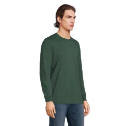 Super-T Langarm-Shirt Für Herren, Classic Fit -Lands' End Verkaufsgeschäft 060394 LEPP FS DJD
