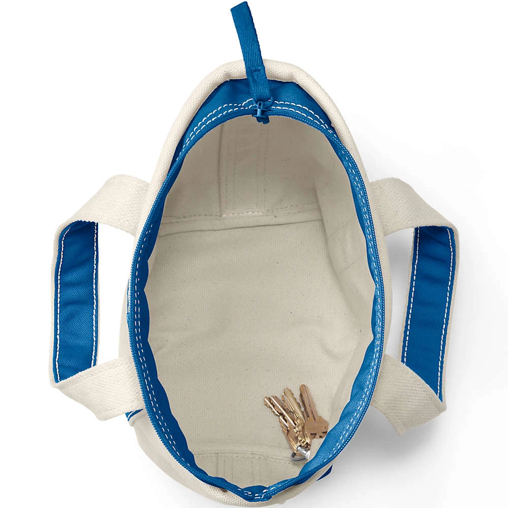 Kleine Canvastasche Mit Reißverschluss 3 Kleine Canvastasche Mit Reißverschluss – Bild 3