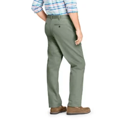 CLASSIC COMFORT. Bügelleichte Chino Für Herren -Lands' End Verkaufsgeschäft 299553 FW19 FB ROT