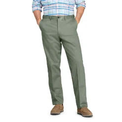 CLASSIC COMFORT. Bügelleichte Chino Für Herren -Lands' End Verkaufsgeschäft 299553 FW19 FF ROT