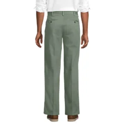 CLASSIC COMFORT. Bügelleichte Chino Für Herren -Lands' End Verkaufsgeschäft 299553 LEPP FB ROT