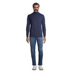 Super-T Stehbundshirt Für Herren, Classic Fit -Lands' End Verkaufsgeschäft 417298 LEPP F1 A6J
