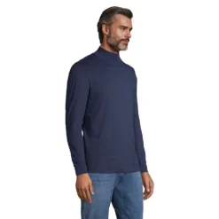 Super-T Stehbundshirt Für Herren, Classic Fit -Lands' End Verkaufsgeschäft 417298 LEPP FS A6J