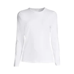 Badeshirt Für Damen -Lands' End Verkaufsgeschäft 425263 LEPP FF WHI