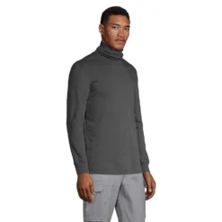 Supima Rollkragenshirt Für Herren, Classic Fit -Lands' End Verkaufsgeschäft 436677 LEPP FS DCH