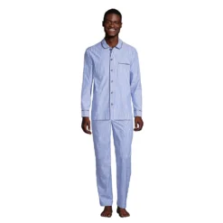 Popelin-Pyjamahemd Für Herren, Classic Fit -Lands' End Verkaufsgeschäft 459944 LEPP F1 HCP