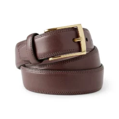 Klassischer Gürtel Aus Handschuh-Leder Für Herren