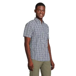 Seersucker-Kurzarmhemd Für Herren, Classic Fit -Lands' End Verkaufsgeschäft 499202 LEPP FS IFV