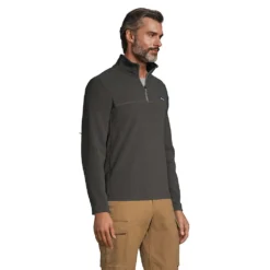 T100 Fleece-Pullover Mit Schulterpasse Für Herren -Lands' End Verkaufsgeschäft 500972 LEPP FS DCH