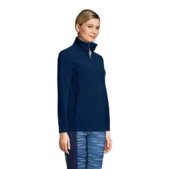 Fleece-Pullover Mit Reißverschluss Für Damen -Lands' End Verkaufsgeschäft 502945 LEPP FS HME