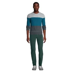 Gestreifter Kaschmirpullover Mit Rundem Ausschnitt Für Herren -Lands' End Verkaufsgeschäft 503716 LEPP F1 RVP