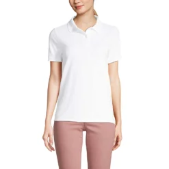 Piqué-Poloshirt Für Damen