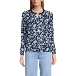 Gemusterter Supima Feinstrick-Cardigan