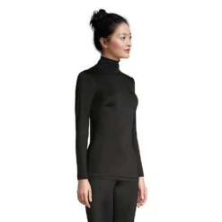 Funktionsshirt Mit Rollkragen THERMASKIN Für Damen -Lands' End Verkaufsgeschäft 512382 LEPP FS BLA