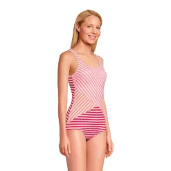 Colorblock Komfort-Badeanzug CHLORRESISTENT Mit Soft Cups -Lands' End Verkaufsgeschäft 514650 LEPP FS JEX