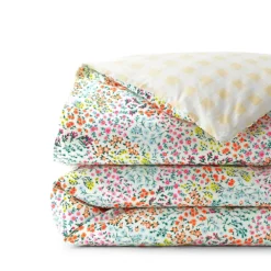 Supima Perkal-Bettdeckenbezug Gemustert