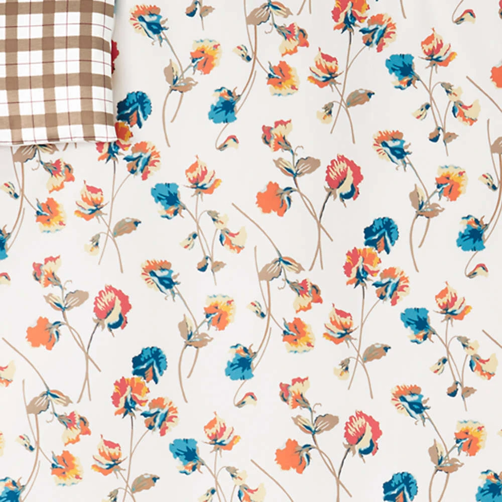 Bügelfreier Supima Bettdeckenbezug Gemustert 4 Bügelfreier Supima Bettdeckenbezug Gemustert – Bild 4