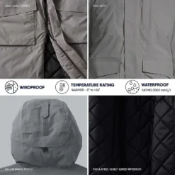 Wasserdichter Stadionmantel SQUALL Für Herren 19 Wasserdichter Stadionmantel SQUALL Für Herren -Lands' End Verkaufsgeschäft 518625 LEPP Z7 A6J