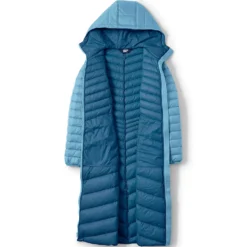 Ultraleichter Maxi-Daunenmantel Mit Kapuze Und Packfach -Lands' End Verkaufsgeschäft 518713 LEPP D1 89R