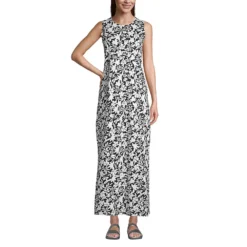 Maxi-Strandkleid Gemustert Für Damen -Lands' End Verkaufsgeschäft 520761 LEPP FF WH0