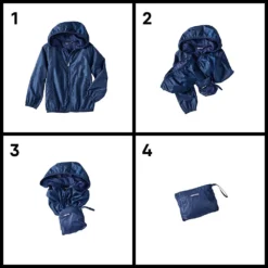 Wasserdichte Regenjacke Mit Packfach Für Kinder -Lands' End Verkaufsgeschäft 521399 LEPP Z7 HME