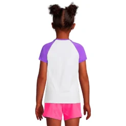 Kurzarm-Badeshirt Mit Print Für Mädchen -Lands' End Verkaufsgeschäft 521650 LEPP FB G5F