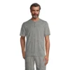 Kurzärmeliges Komfort-Henley-Shirt Für Herren Im Classic Fit