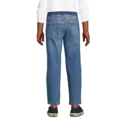 Iron Knees Stretch-Jeans Mit Schlupfbund Für Große Jungen -Lands' End Verkaufsgeschäft 521844 LEPP FB Y9V