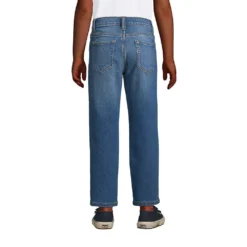 Iron Knees Hose Aus Soft-Denim Für Große Jungen -Lands' End Verkaufsgeschäft 521846 LEPP FB Y9V