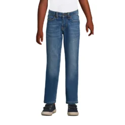 Iron Knees Hose Aus Soft-Denim Für Große Jungen -Lands' End Verkaufsgeschäft 521846 LEPP FF Y9V