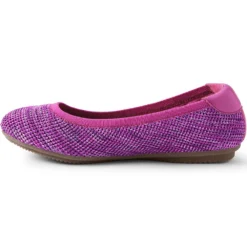 Ballerinas Mit Strick-Struktur Für Damen -Lands' End Verkaufsgeschäft 522238 LEPP L2 9WL