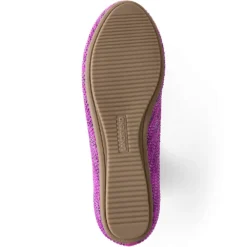Ballerinas Mit Strick-Struktur Für Damen -Lands' End Verkaufsgeschäft 522238 LEPP L3 9WL
