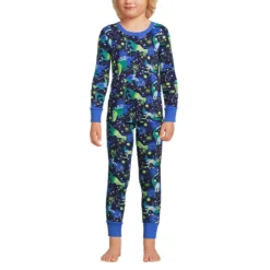 Schmal Geschnittenes Pyjama-Set Für Große Kinder -Lands' End Verkaufsgeschäft 522476 LEPP F1 3PR