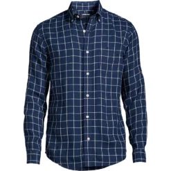 Leinenhemd Mit Rollärmeln Für Herren