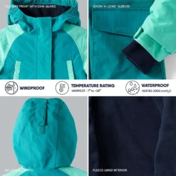 Wasserdichter Parka SQUALL Für Mädchen -Lands' End Verkaufsgeschäft 524565 LEPP Z7 A6J