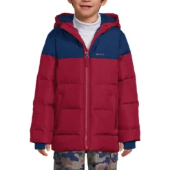 Steppjacke THERMOPLUME Mit Teddyfutter Für Jungen -Lands' End Verkaufsgeschäft 524752 LEPP FF 3UB