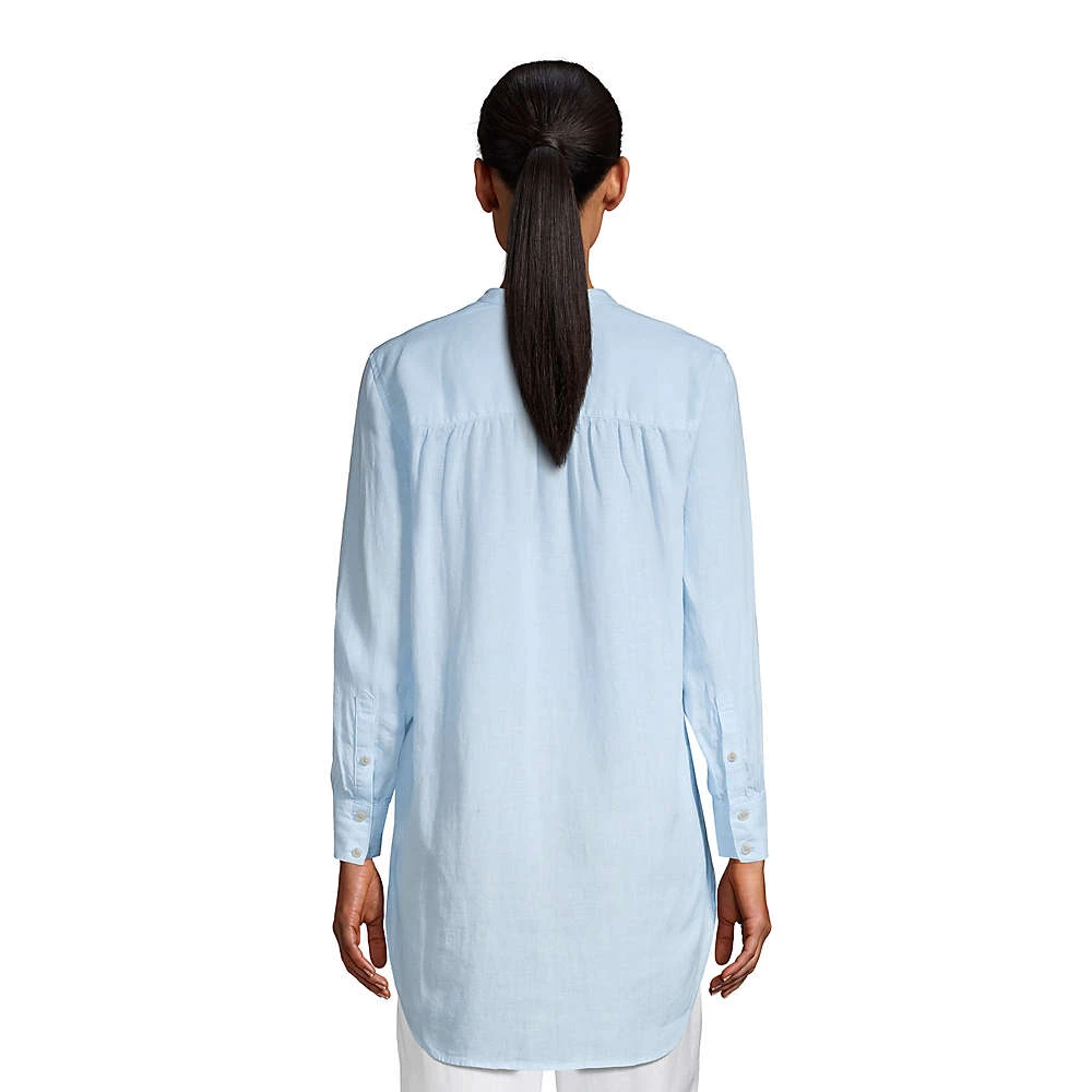 Leinen-Hemdbluse Für Damen 2 Leinen-Hemdbluse Für Damen – Bild 2