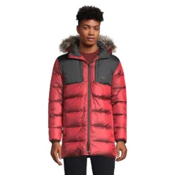 Daunen-Parka Mit Kapuze Für Herren