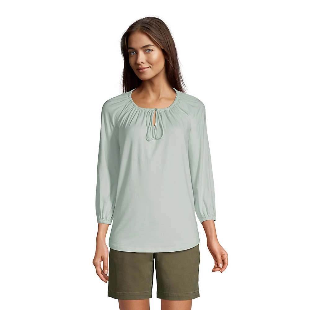 Jerseybluse Aus Baumwoll/Modal-Mix Für Damen 3 Jerseybluse Aus Baumwoll/Modal-Mix Für Damen – Bild 3