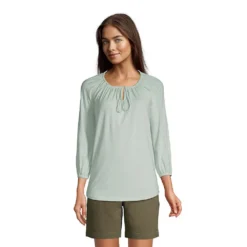 Jerseybluse Aus Baumwoll/Modal-Mix Für Damen