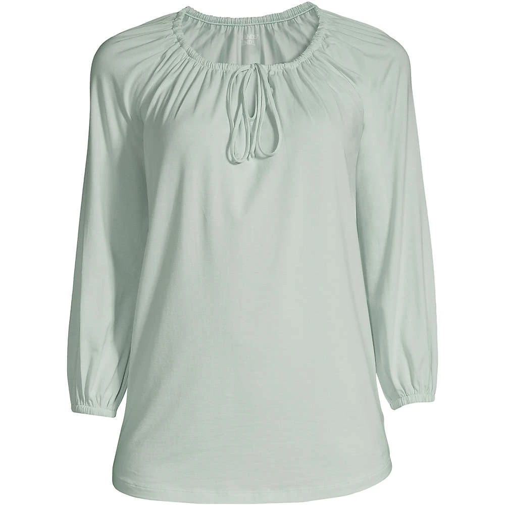 Jerseybluse Aus Baumwoll/Modal-Mix Für Damen 2 Jerseybluse Aus Baumwoll/Modal-Mix Für Damen – Bild 2