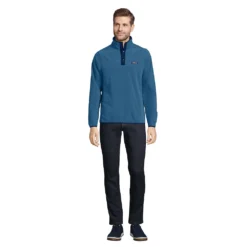 Fleecepullover Mit Druckknopfleiste Für Herren -Lands' End Verkaufsgeschäft 525988 LEPP F1 9BA