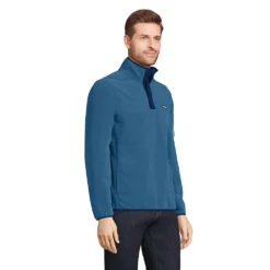 Fleecepullover Mit Druckknopfleiste Für Herren -Lands' End Verkaufsgeschäft 525988 LEPP FS 9BA