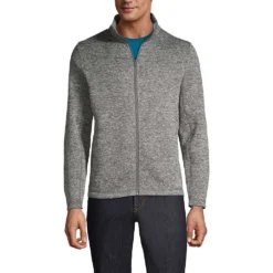 Strickfleece-Jacke Mit Reißverschluss Für Herren