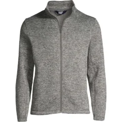 Strickfleece-Jacke Mit Reißverschluss Für Herren -Lands' End Verkaufsgeschäft 526021 LEPP LF 575