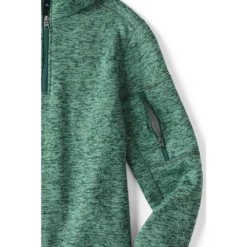 Strickfleece-Pullover Mit Troyer-Kragen Für Herren -Lands' End Verkaufsgeschäft 526034 A521 D1 0EJ