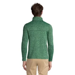 Strickfleece-Pullover Mit Troyer-Kragen Für Herren -Lands' End Verkaufsgeschäft 526034 FW21 FB 0EJ