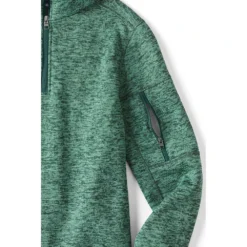 Strickfleece-Pullover Mit Troyer-Kragen Für Herren -Lands' End Verkaufsgeschäft 526034 LEPP D1 0EJ