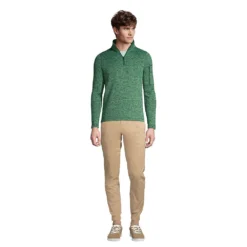 Strickfleece-Pullover Mit Troyer-Kragen Für Herren -Lands' End Verkaufsgeschäft 526034 LEPP F1 0EJ