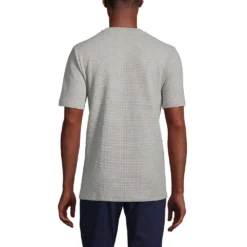 Henley-Schlafshirt Mit Waffelstruktur Für Herren -Lands' End Verkaufsgeschäft 526441 LEPP FB GRH